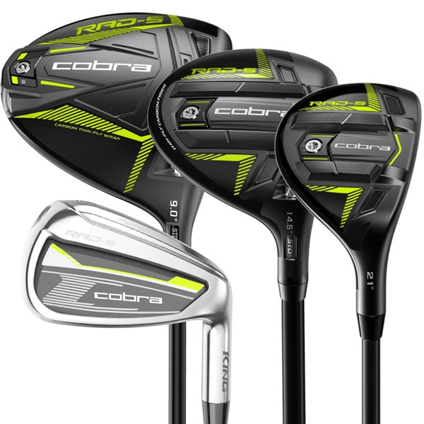 Cobra RADSPEED-S 9-Piece Club Set (Steel/Graphite)