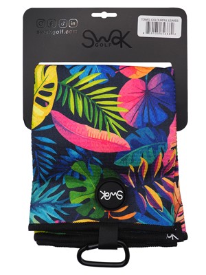Swak Colourful Leaves Golf Towel
