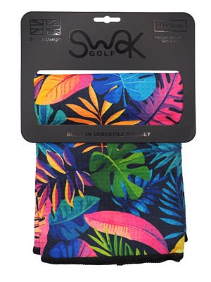 Swak Colourful Leaves Golf Towel