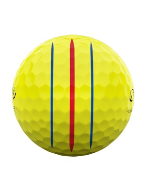 Callaway Chrome Tour Triple Track Yellow Golf Balls (12 Balls) - Prior Gen