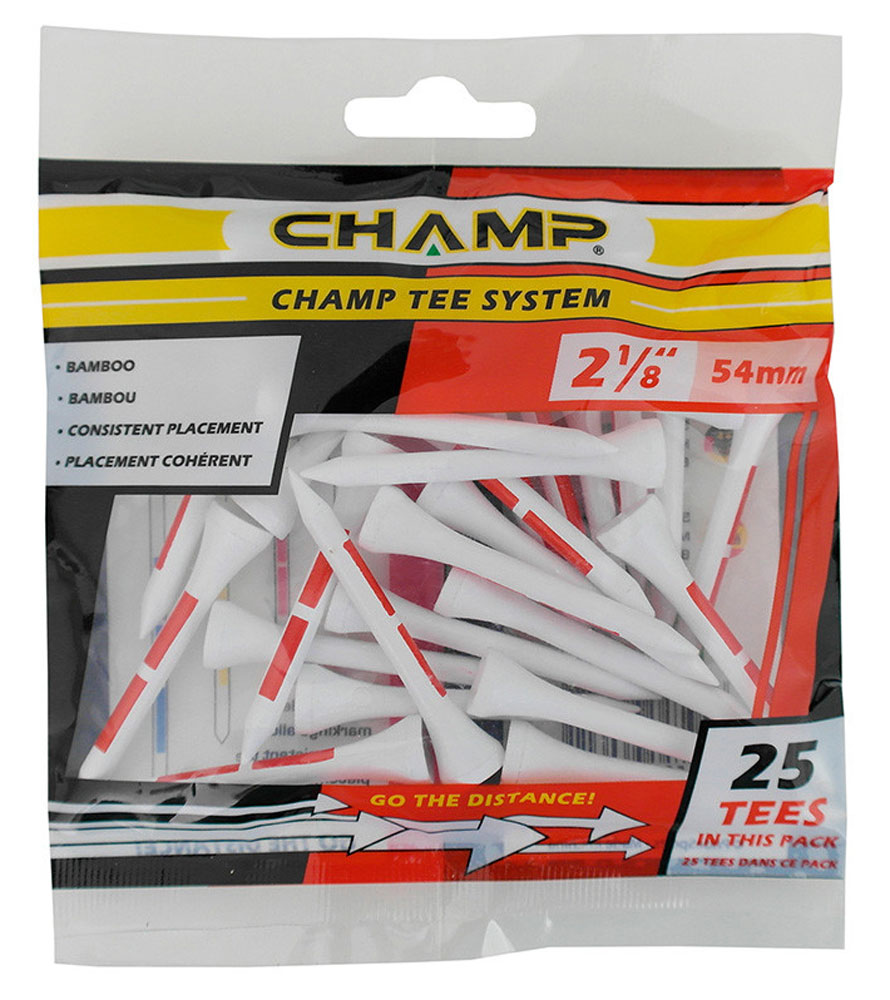 Champ Tee System Bamboo Tees (Standard Pack) - Golfonline