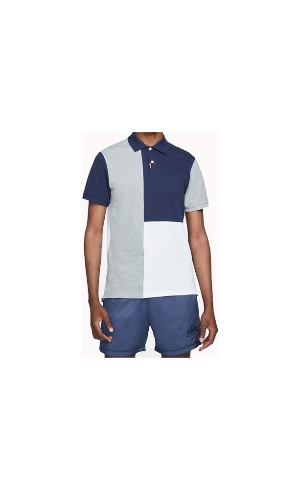 Nike Mens The Nike Polo Colour Blocked Slim Fit Polo Shirt