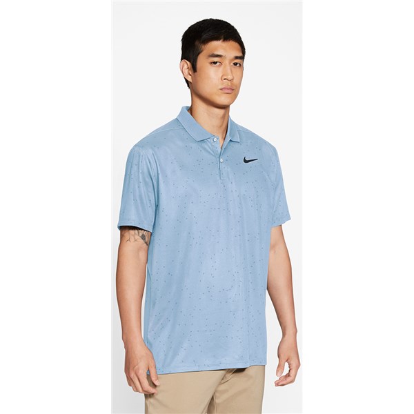 Nike Mens Dri-FIT Victory Micro Print Polo Shirt - Golfonline