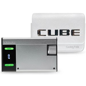 CaddyTalk Cube Laser Rangefinder With Carry Pouch