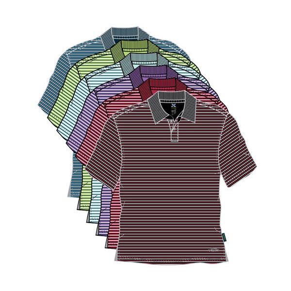 Callaway X-Core Dry-Tech Stripe Polo Shirt