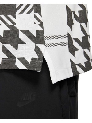 Nike Mens Slim-Fit Checked Polo Shirt