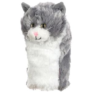 Daphnes Grey And White Cat Headcover