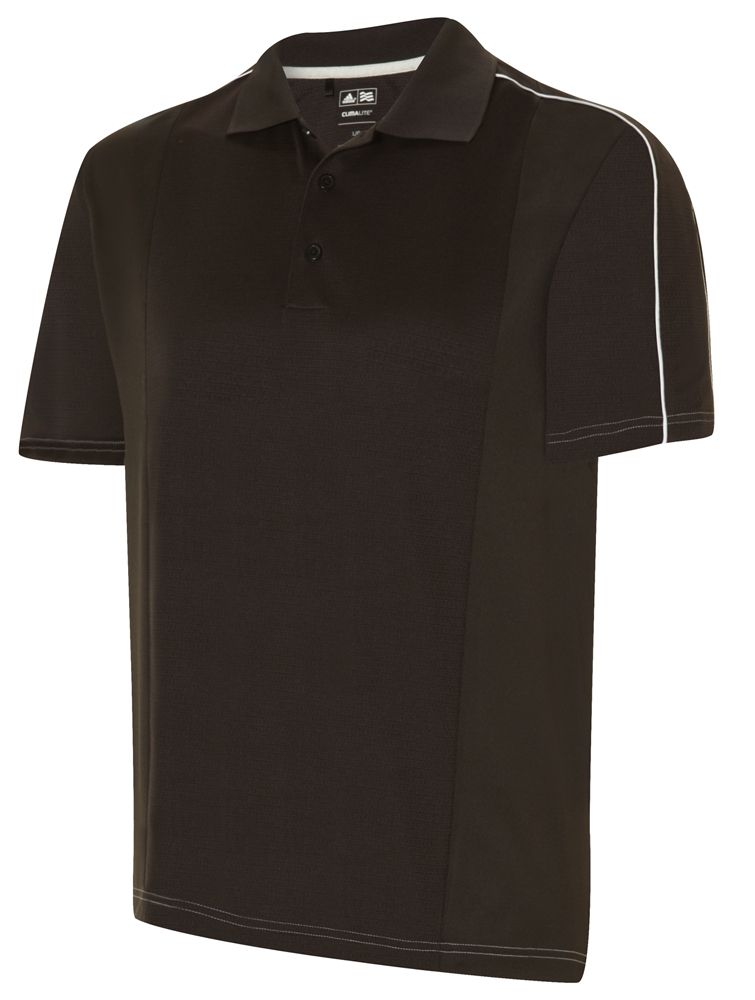 adidas Mens Climacool Debossed Two Colour Polo Shirt | GolfOnline