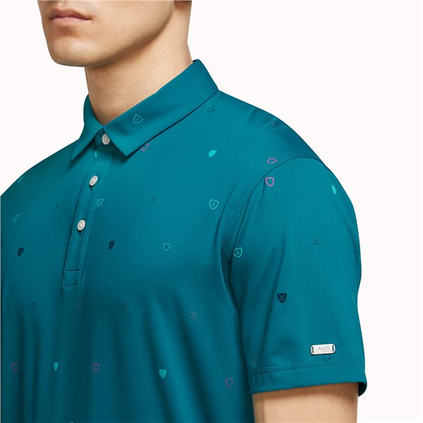 Nike Mens Dri-Fit Player Heritage Print Polo Shirt - Golfonline