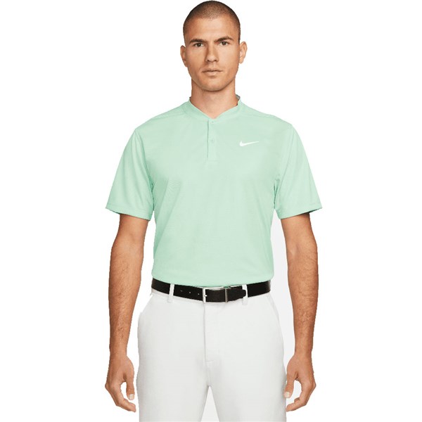 nike collarless polo