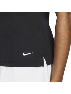 Nike Ladies Dri-FIT Victory Solid Sleeveless Polo Shirt - SALE