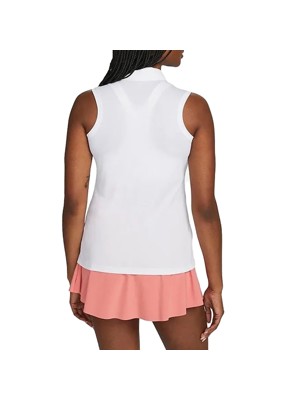 Nike Ladies Dri-FIT Victory Solid Sleeveless Polo Shirt - SALE