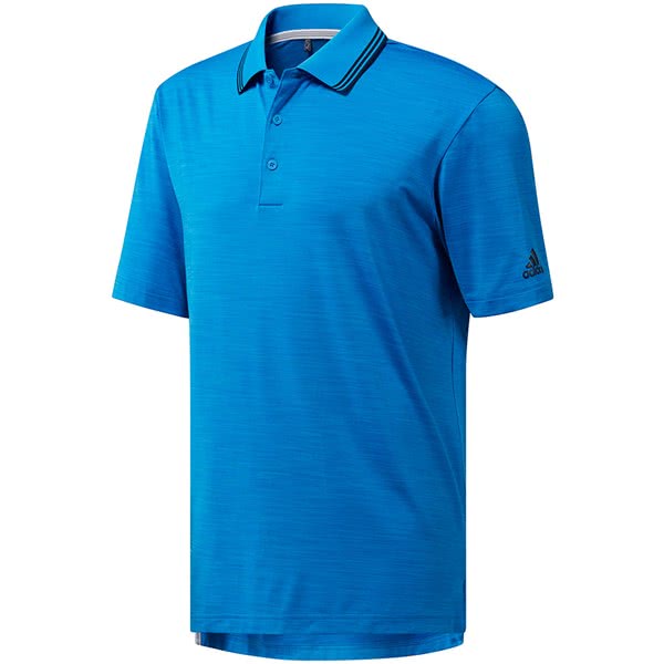 adidas Mens Ultimate 365 Textured Stripe Polo Shirt - Golfonline