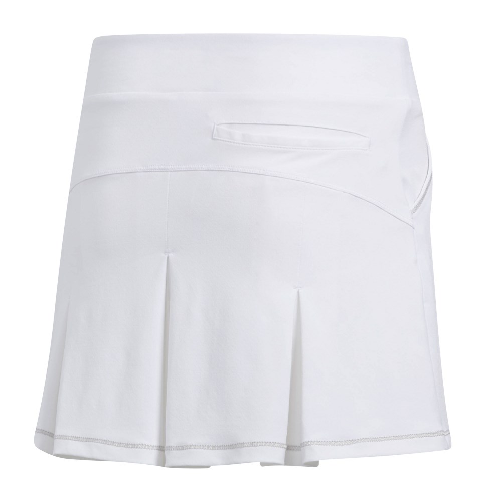 adidas Girls Solid Back Pleat Skort - Golfonline