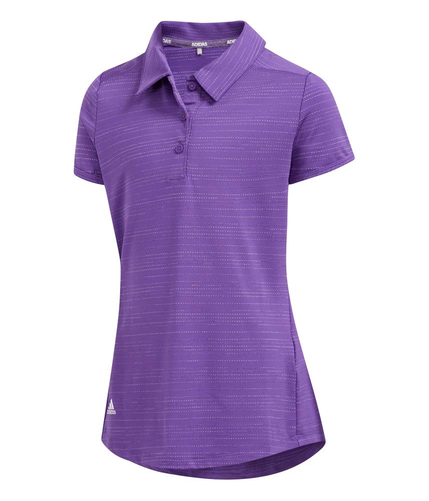 adidas Girls Microdot Novelty Polo Shirt