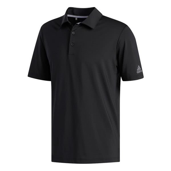 adidas Mens Ultimate 365 Solid Crestable Polo Shirt (Logo on Sleeve)