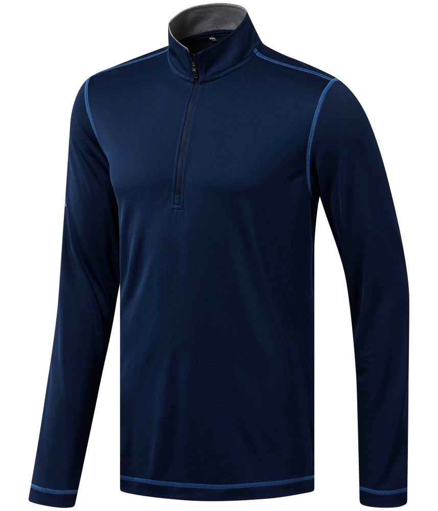adidas Mens UV Protection Quarter Zip Pullover - Golfonline