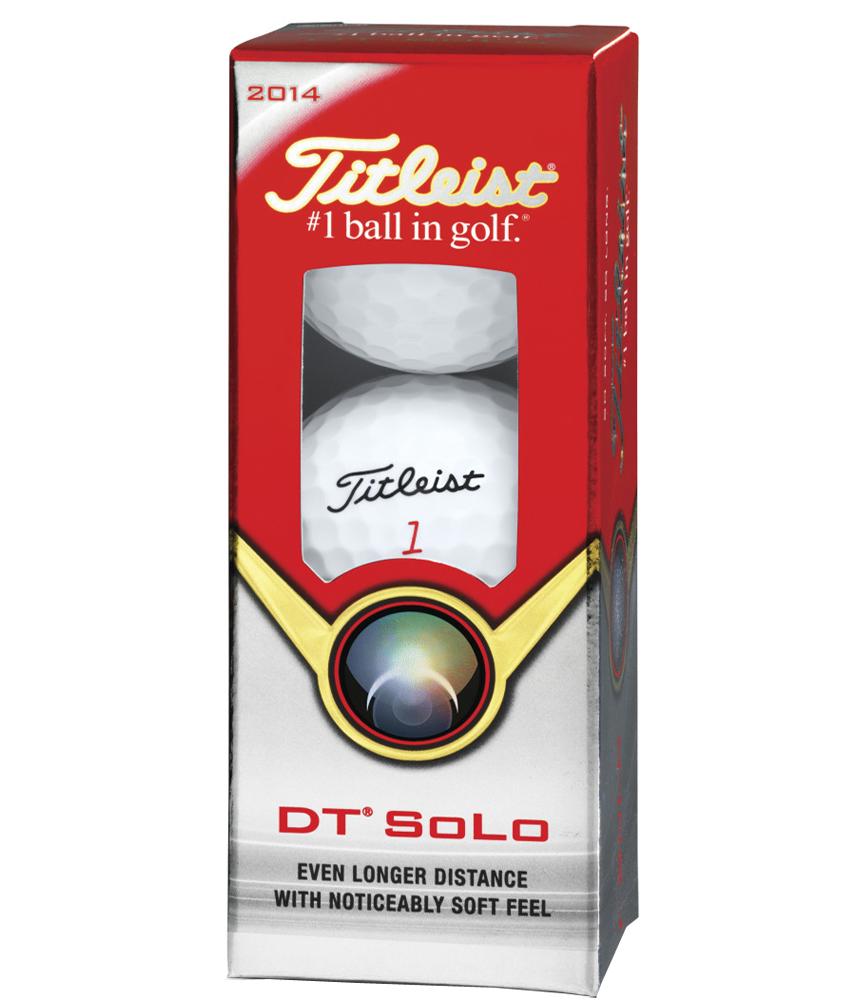 Titleist DT Solo White Golf Balls (2 Ball Sleeve)