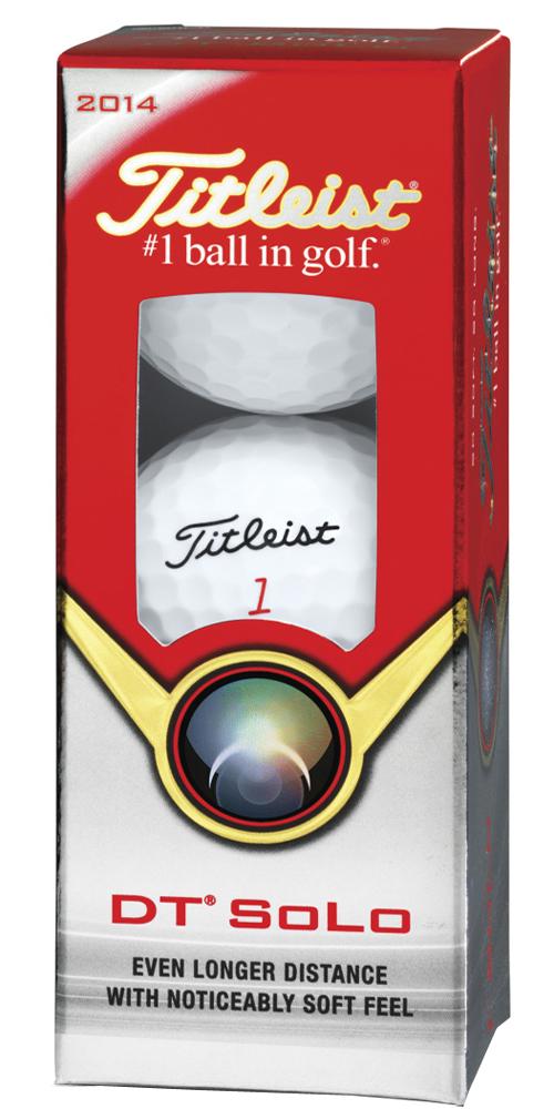Titleist DT Solo White Golf Balls (2 Ball Sleeve)