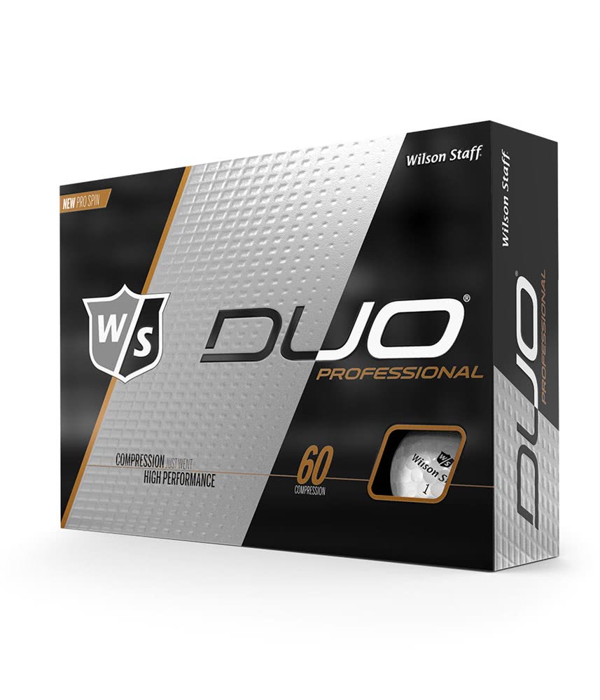 Wilson Staff Duo Professional White Golf Balls 12 Balls Golfonline 