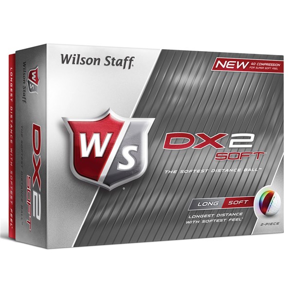 Wilson Staff DX2 Soft Golf Balls (12 Balls) 2013