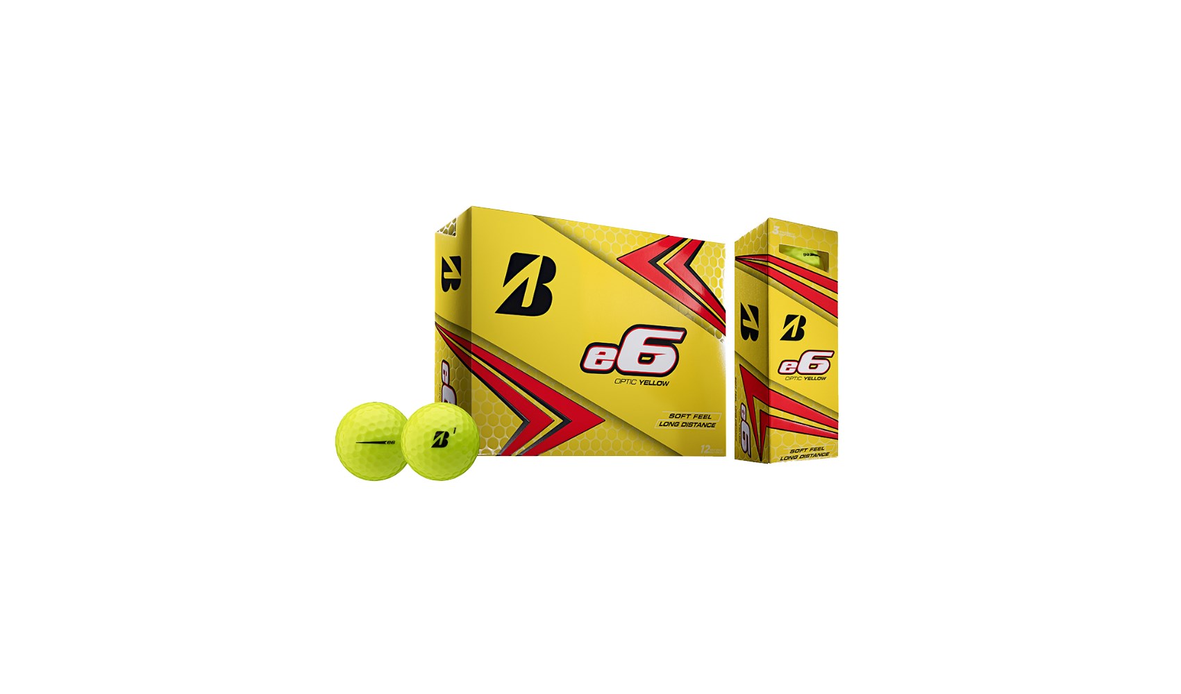 Bridgestone E6 Soft Yellow Golf Balls (12 Balls) - Golfonline