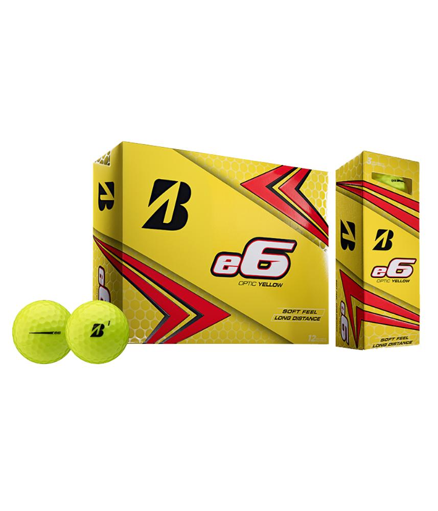 Bridgestone e6 Soft Yellow Golf Balls (12 Balls)