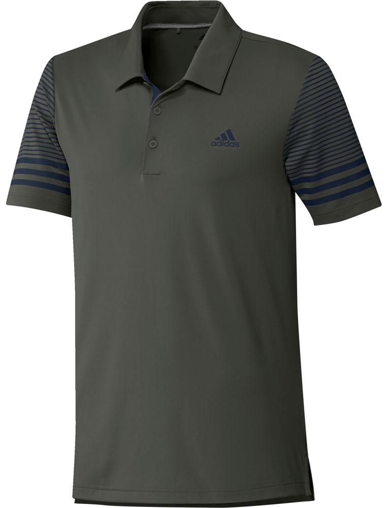 adidas golf ultimate gradient sleeve polo shirt