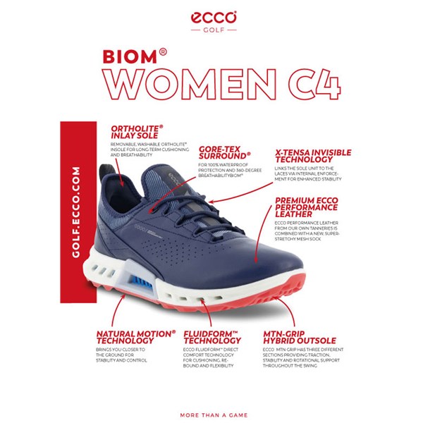Ecco Ladies Golf Biom C4 Golf Shoes