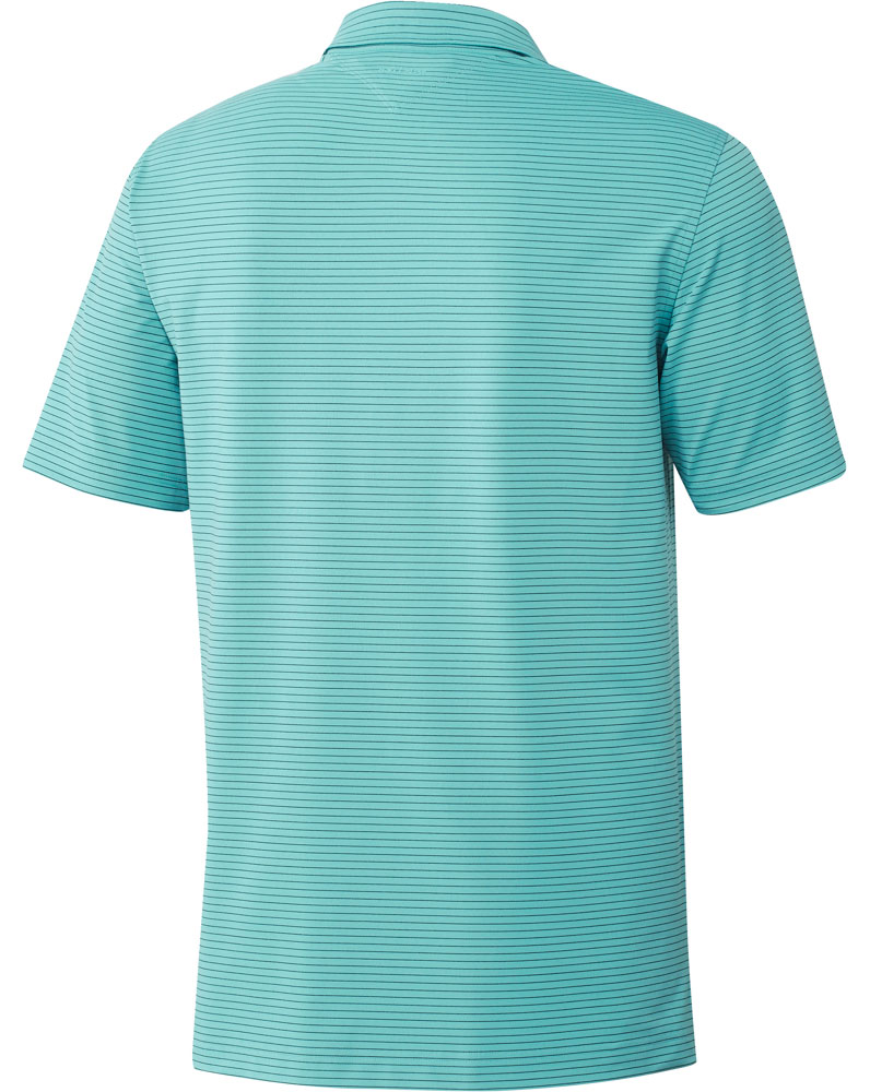 adidas Mens adipure Tech Stripe Polo Shirt - Golfonline