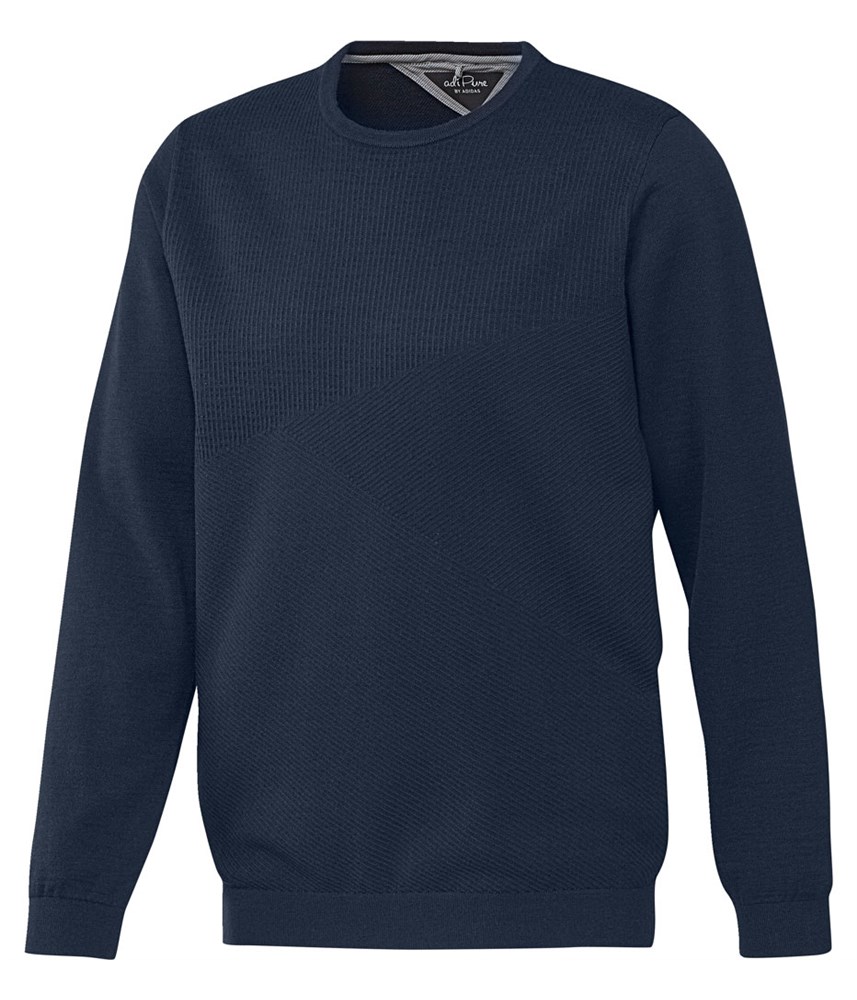 adidas Mens adipure Crew Neck Sweater - Golfonline
