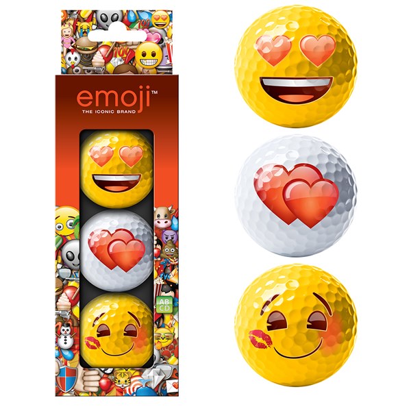 Emoji Golf Balls (3 Balls)