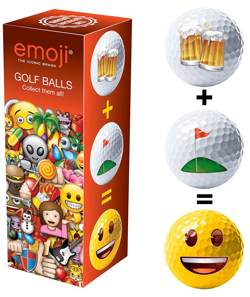 Emoji Golf Balls (3 Balls)