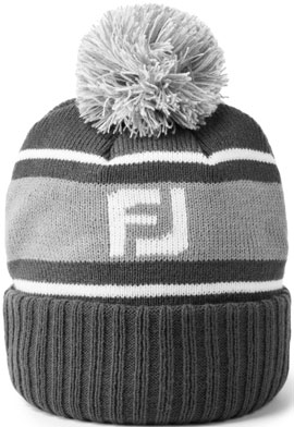 footjoy pom pom bobble hat