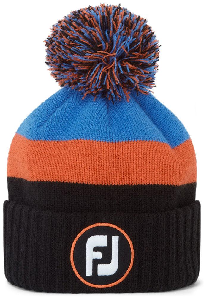 FootJoy Mens Pom Pom Beanie Hat