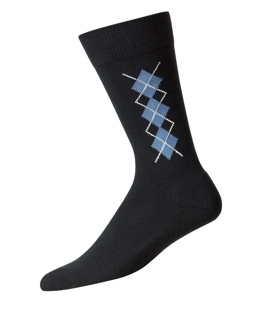 Footjoy Mens ProDry Argyle Crew Socks