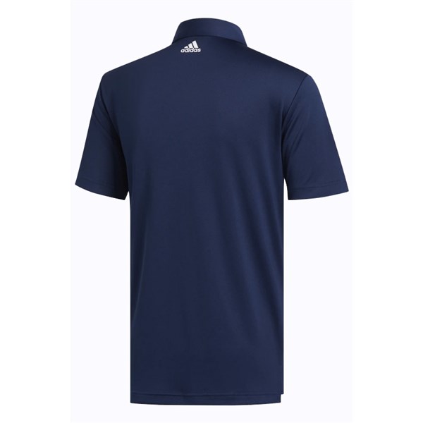 adidas Mens 3 Stripe Basic Polo Shirt