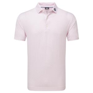 FootJoy Mens Wiggle Print Lisle Polo Shirt
