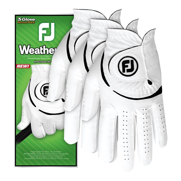 FootJoy Mens WeatherSof Golf Gloves (3 Pack)