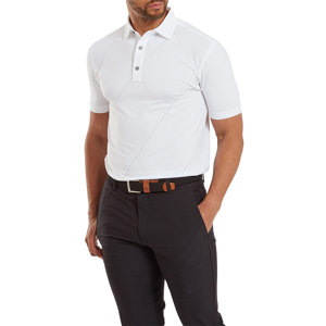 FootJoy Mens Raker Print Lisle Polo Shirt