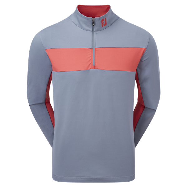 FootJoy Mens Engineered Chest Stripe Chill-Out Pullover