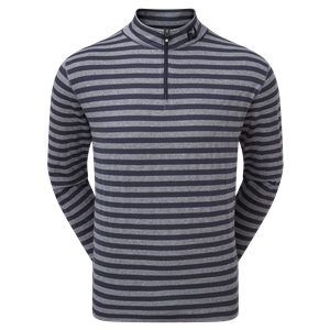 FootJoy Mens Peached Jersey Tonal Stripe Chill-Out Pullover