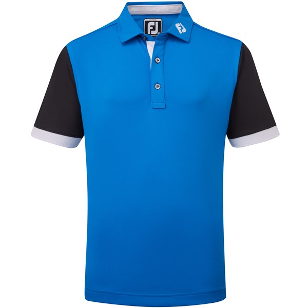 FootJoy Junior Colour Block Pique Polo Shirt - Golfonline