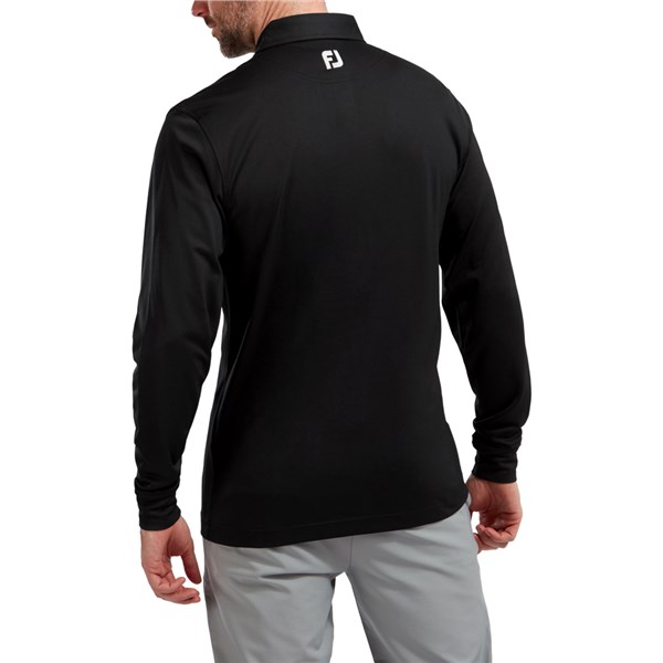 FootJoy Mens Long Sleeve Thermolite Smooth Pique Polo Shirt