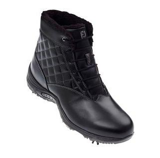 black winter golf shoes