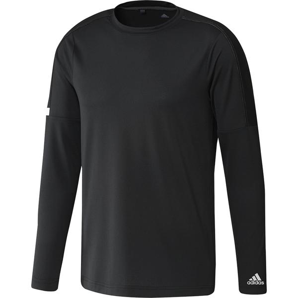 adidas Mens Sport UV Crew Long Sleeve Base Layer - Golfonline