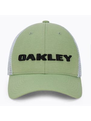 Oakley Mens Heather Trucker Bark Logo Cap