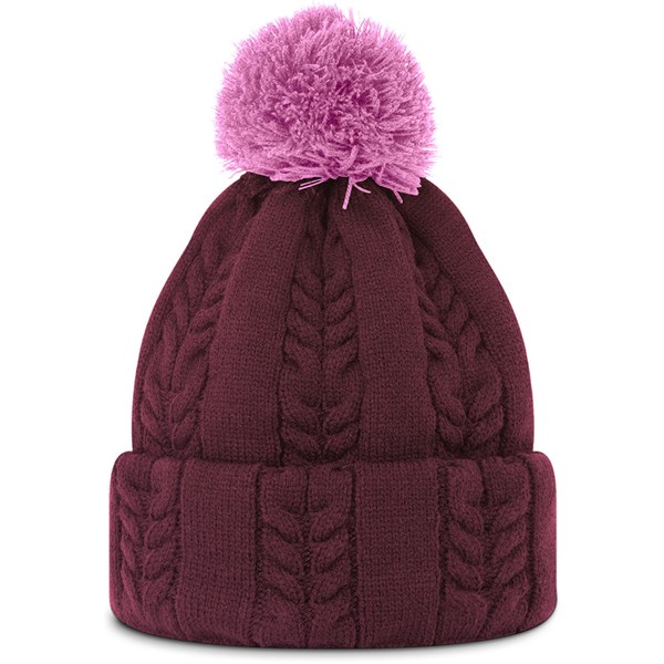 FootJoy Ladies Cable Knit Bobble Hat - Golfonline