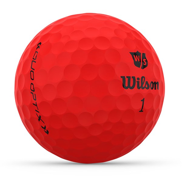 Wilson Optix Red Golf Balls Balls) Golfonline