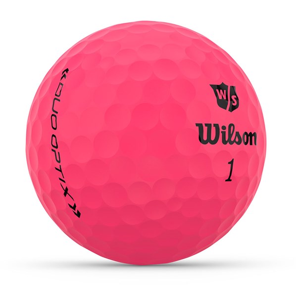 mikroskopisk Prime lyserød Wilson Duo Optix Pink Golf Balls (12 Balls) - Golfonline
